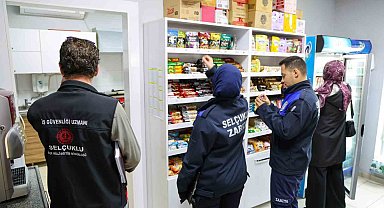 Selçuklu'da okul kantinlerine denetimler sürüyor