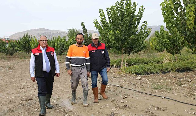 Selden etkilenen işletmelerde hasat tespiti yapıldı