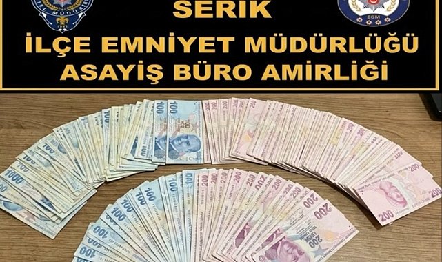 Serik'te polis yalanıyla vatandaşın 15 bin dolarını alan şüpheli tutuklandı