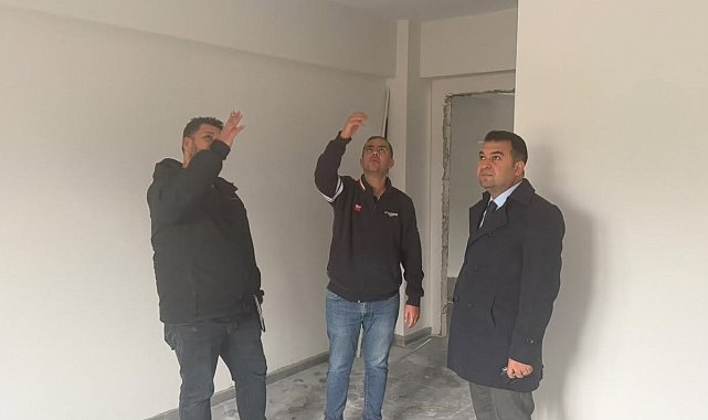 Şeyh Edebali Özel Bakım Merkezi inşaatında inceleme