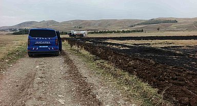 Siirt'te anız yakan çiftçiye adli ve idari işlem