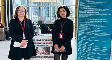 Sinop'ta Hasta Hakları Günü'nde bilgilendirme etkinliği