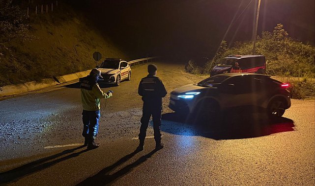 Sinop'ta huzur ve güven uygulaması: 1 kişi yakalandı