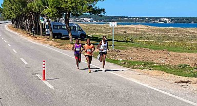 Sinop'ta ilk defa yarı maraton koşuldu