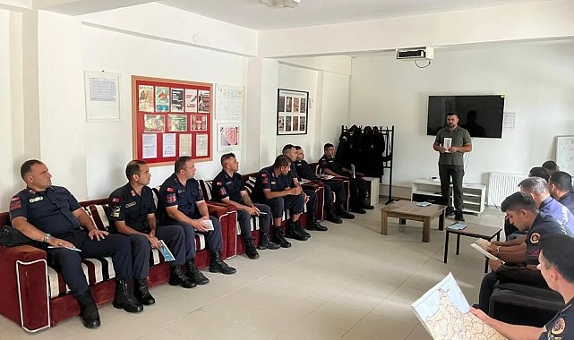 Sinop'ta jandarmaya Kara Avcılığı Kanunu eğitimi