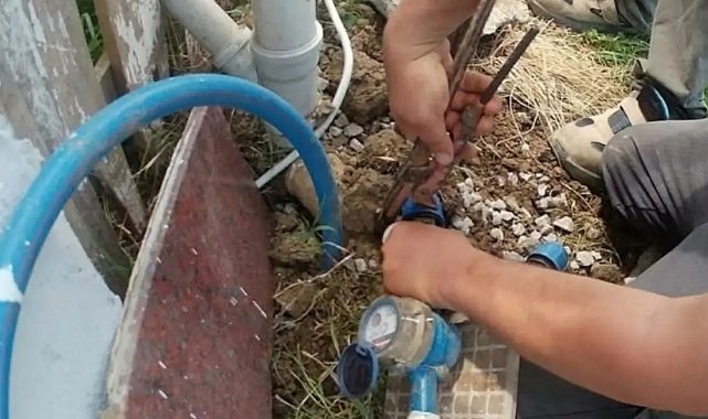 Sinop'ta kaçak su kullananlara ceza