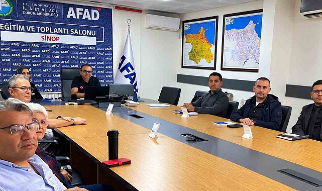 Sinop'ta sivil savunma uzman ve amir eğitimi