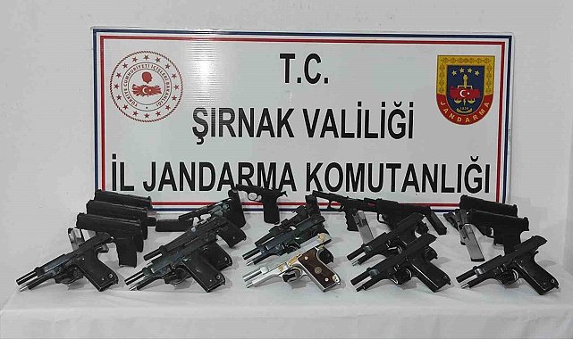 Şırnak'ta 3 tır içerisinde silah ve uyuşturucu ele geçirildi