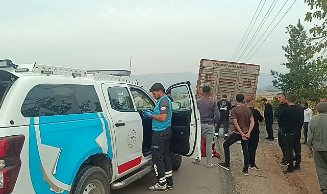 Şırnak'ta motosiklet devrildi, sürücü hayatını kaybetti