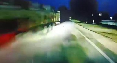 Şırnak'ta otobüsle tırın çarpıştığı kaza anı görüntüleri ortaya çıktı