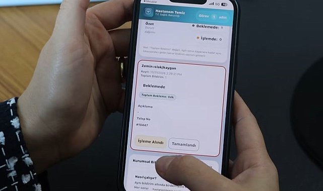 Sivas Numune Hastanesi'nde karekodlu bildirim dönemi başladı