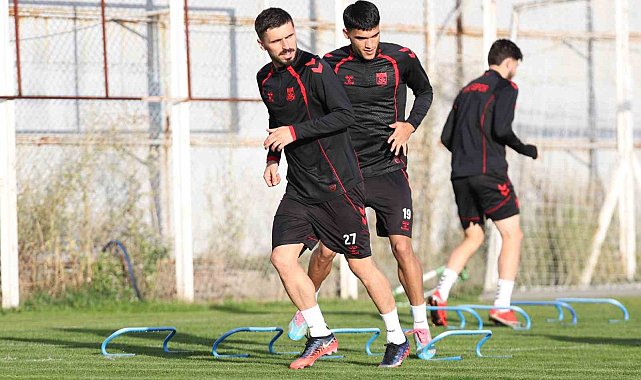 Sivasspor, Bandırmaspor maçı hazırlıklarını sürdürdü