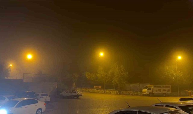 Sivrihisar'da sağanak ve sis hayatı olumsuz etkiledi