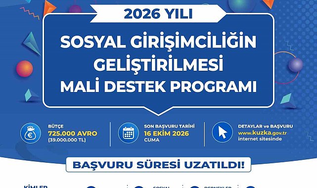 SOSGİP Mali Destek Programı için son başvuru tarihi uzatıldı