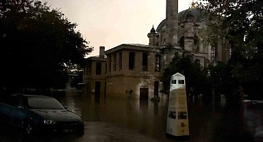 Tarihi Sadabat Camisi ve Sedef Atölyesi sular altında kaldı