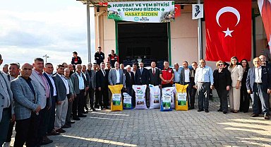 Tarlalar için tohum, ormanlar için tanker desteği