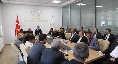 Taşımalı eğitimle ilgili çalışmalar toplantıda görüşüldü