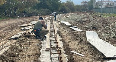 Taşköprü Belediyesi'nin bisiklet yolu projesinde çalışmalar sürüyor
