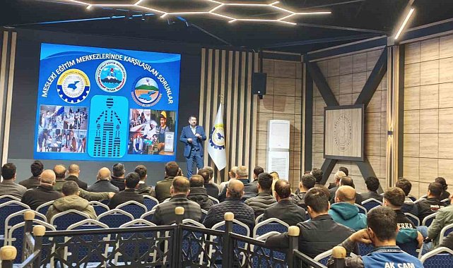 Tatvan'da "Mesleki Eğitim Merkezleri İşletme Toplantısı" düzenlendi