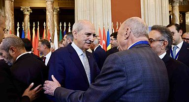 TBMM Başkanı Kurtulmuş, Ürdün Senatosu Başkanı el-Fayez ile bir araya geldi