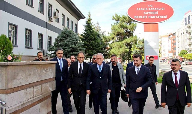 TBMM Millî Savunma Komisyonu Başkanı Akar'dan Kayseri Devlet Hastanesi'ne ziyaret