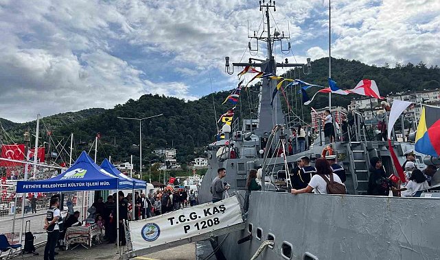TCG Kaş Gemisi 29 Ekim'de Fethiye Limanı'nda Ziyarete Açıldı