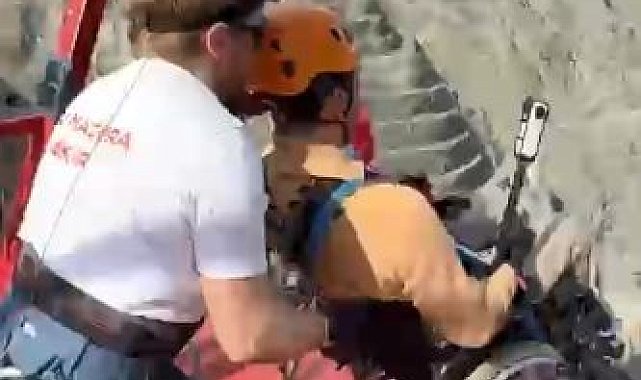 Tekerlekli sandalyesiyle 250 metrelik baraj gövdesinden atladı
