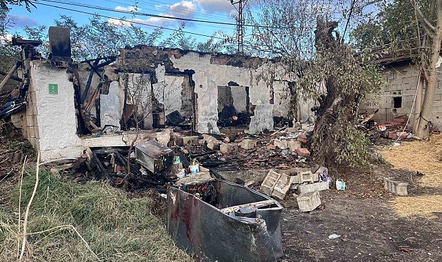 Tekirdağ'da müstakil evde yangın