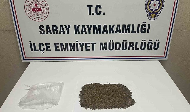 Tekirdağ'da narkotik uygulamalarında 32,5 gram bonzai ele geçirildi