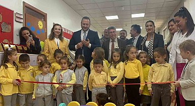 Tekirdağ'da Yavuz Sultan Selim Anaokulu'na yeni kütüphane