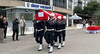Tekne kazasında hayatını kaybeden polis memuru için tören düzenlendi