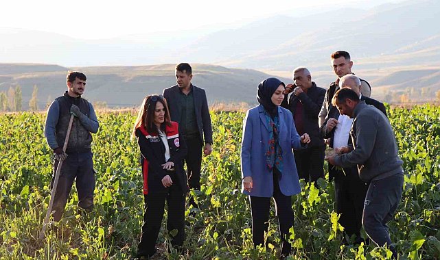 Tercan'da çiftçilere ziyaret