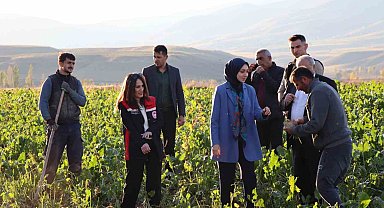 Tercan'da çiftçilere ziyaret