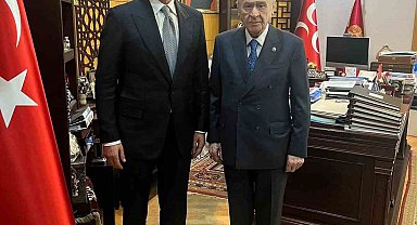 TFF Başkanı Hacıosmanoğlu'ndan MHP lideri Bahçeli'ye ziyaret