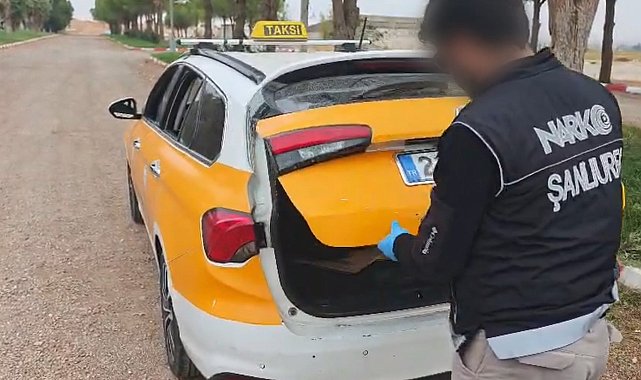 Ticari takside 2 kilo 100 gram skunk ele geçirildi