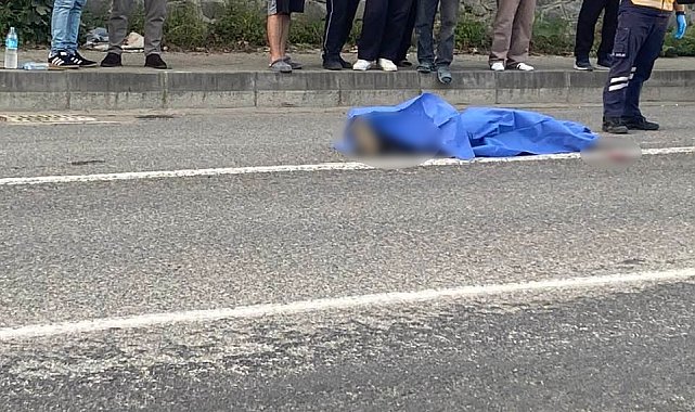 Tırın çarptığı motosiklet sürücüsü hayatını kaybetti