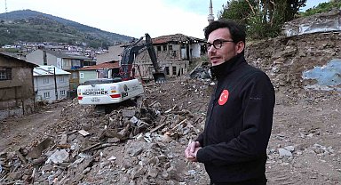 Tokat'ta kentsel dönüşüm kapsamında 21 konut yıkıldı