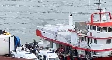 Trabzon açıklarındaki balıkçı teknesinde iş kazası: 1'i ağır 4 yaralı