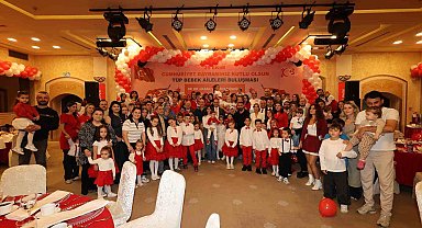 Trabzon'da tüp bebek ailelerinin Cumhuriyet Bayramı buluşması