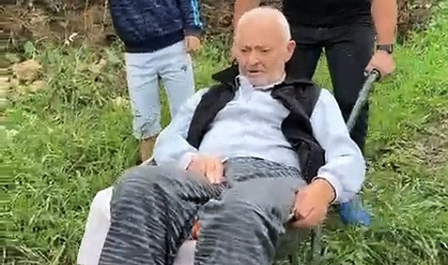 Trabzon'un Araklı ilçesinde diyaliz hastasının "yol" çilesi