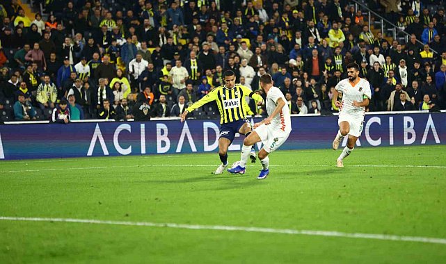 Trendyol Süper Lig: Fenerbahçe: 1 - Corendon Alanyaspor: 0