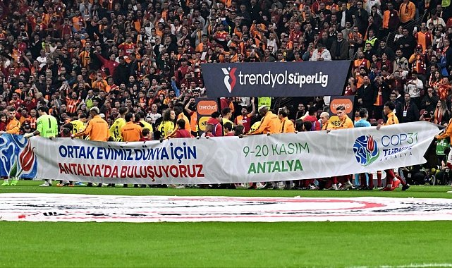 Trendyol Süper Lig'de 9. haftaya COP31 damgası