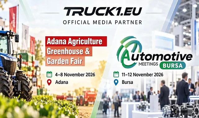 Truck1'den Türkiye'de iki büyük sektör buluşmasına medya desteği