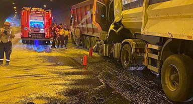 Tünel içinde çarpıştılar: 1 yaralı