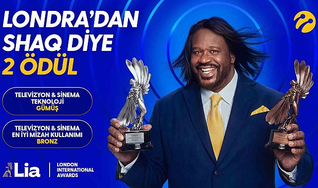 Turkcell'in "Shaq diye 5G" reklam kampanyasına London International Awards'tan çifte ödül
