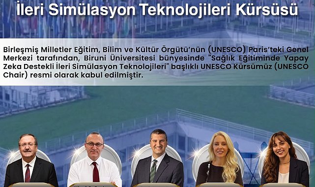 Türkiye'nin sağlık ve yapay zekâ alanındaki ilk UNESCO Kürsüsü Biruni Üniversitesi bünyesinde kuruldu