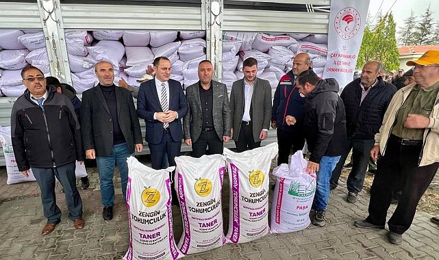 Üreticilere yüzde 50 hibeli toplam 56 ton buğday tohumu dağıtıldı