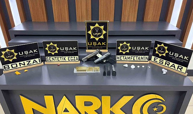 Uşak'ta 27 zehir taciri tutuklandı