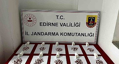 Uzunköprü'de 568 adet hap ele geçirildi