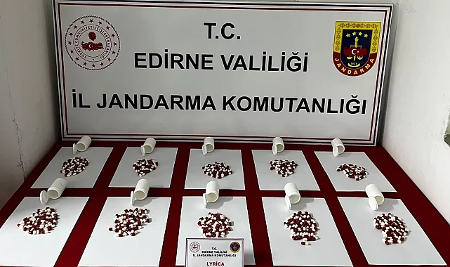 Uzunköprü'de 568 adet sentetik hap ele geçirildi